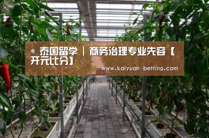 *
泰国留学 | 商务治理专业先容【开元比分】(图4) 开元网站
